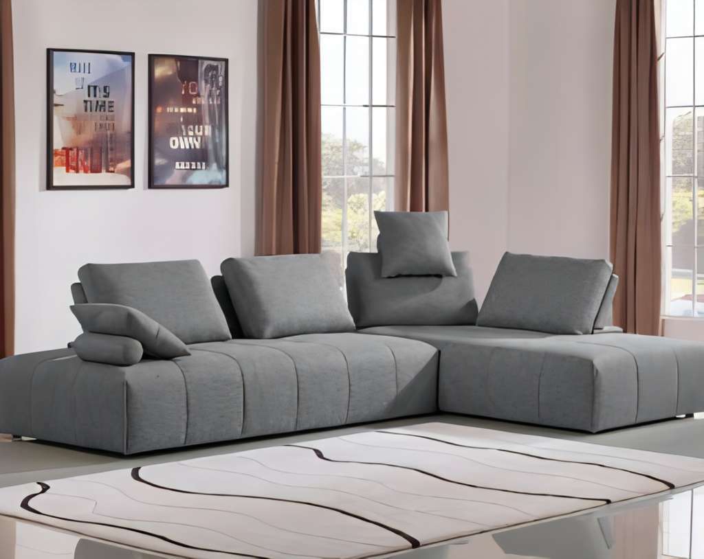 Upholstered Chase Lounge Sofa