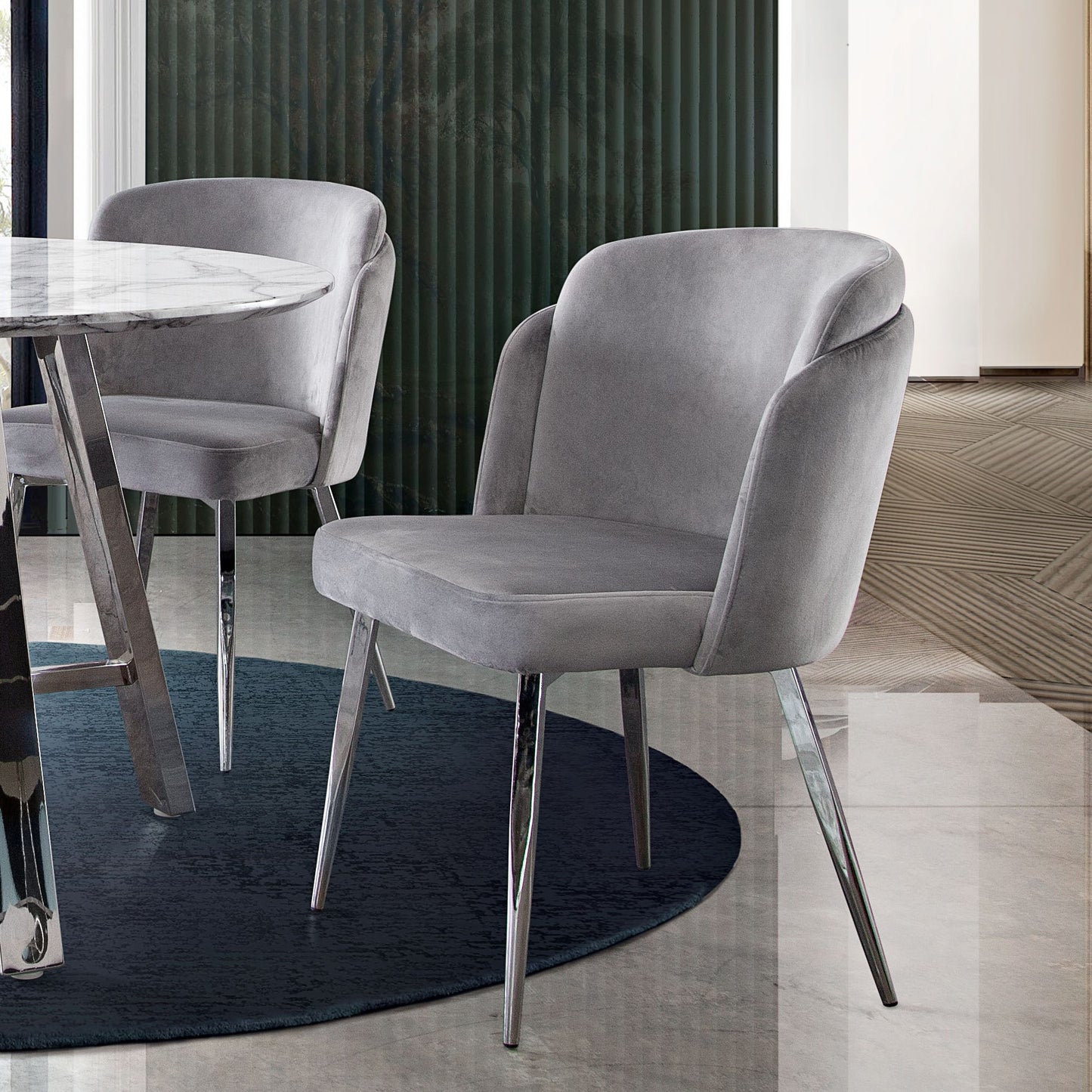 Grace Solid Back Side Chair
