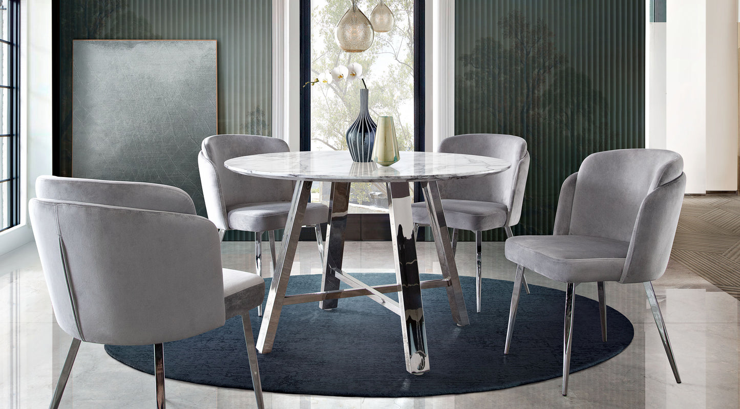 Grace Solid Back Side Chair