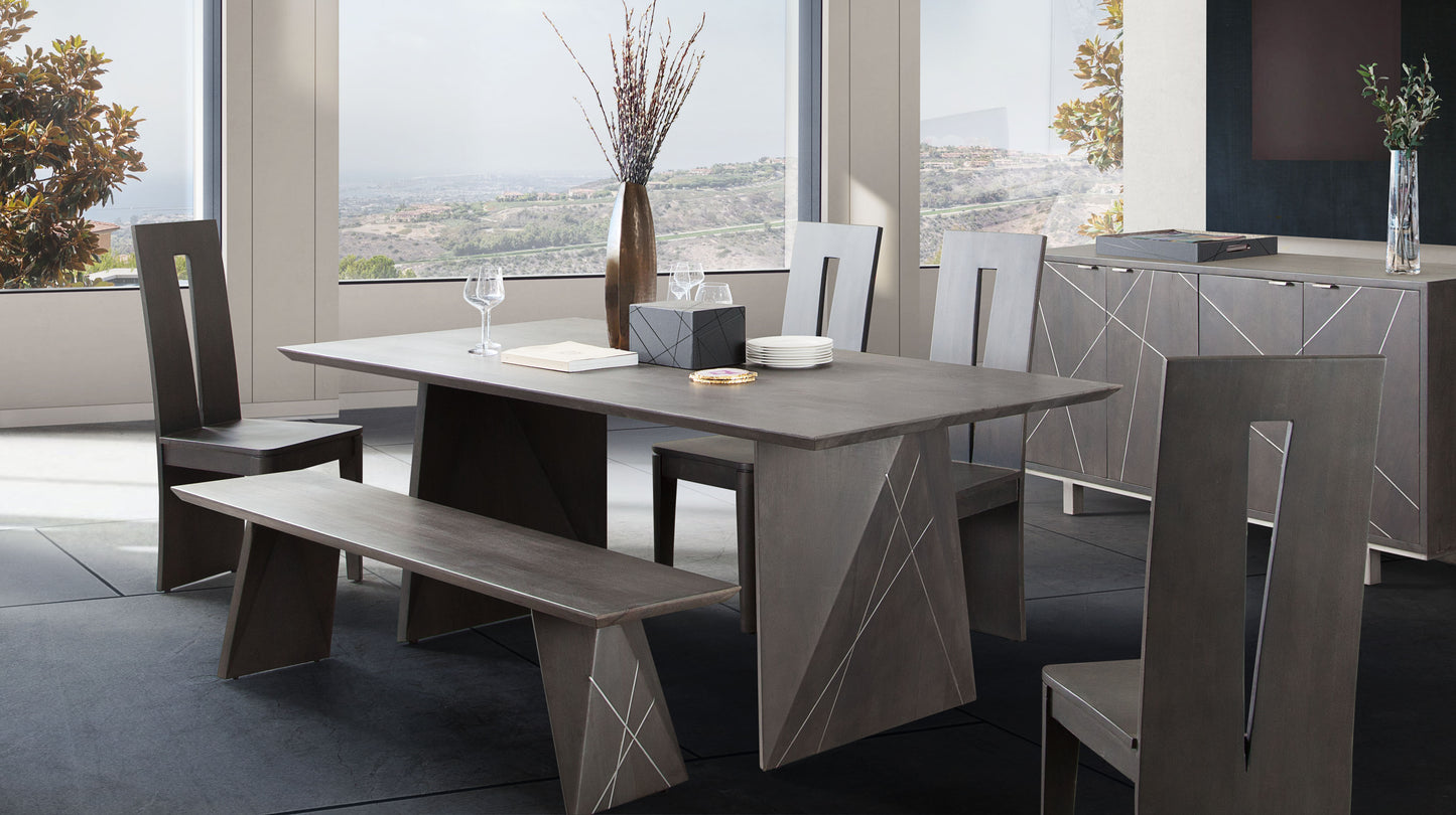 Motion Solid Mango Wood Dining Table