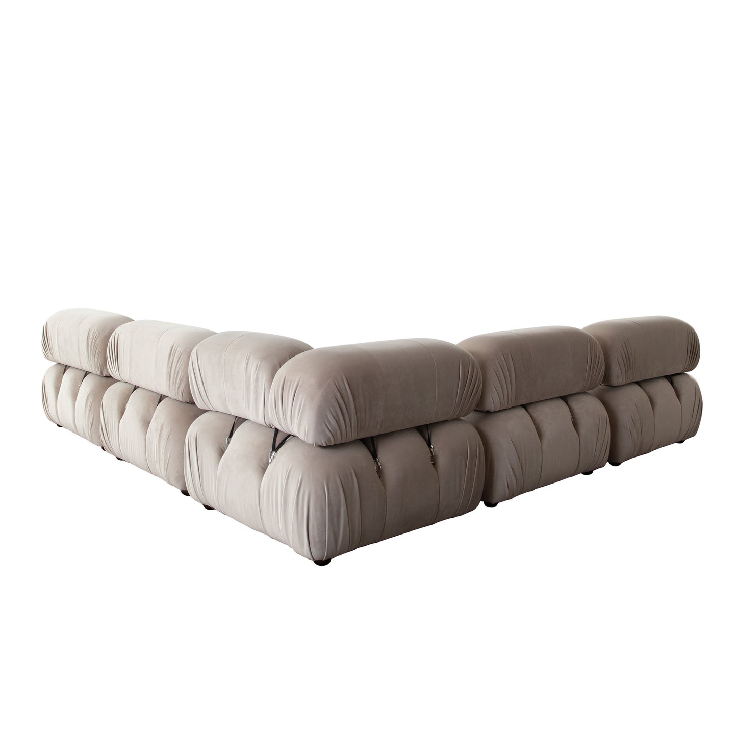 Paloma Modular Sofa, mink tan velvet