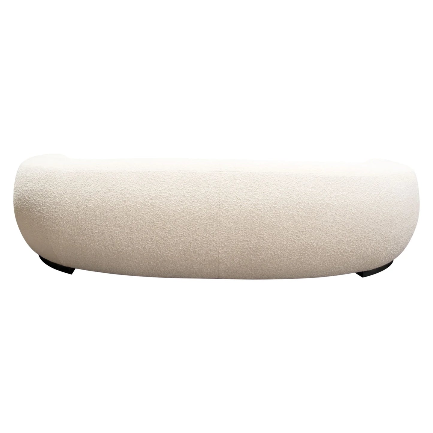 Pascal 97'' Sofa in Bone Boucle Textured Fabric