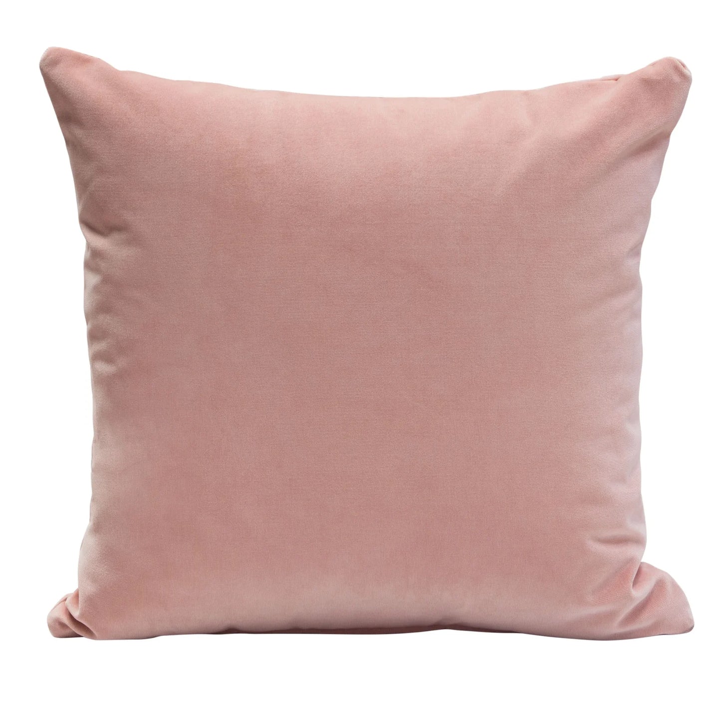 Velvet Throw Pillow, blush pink