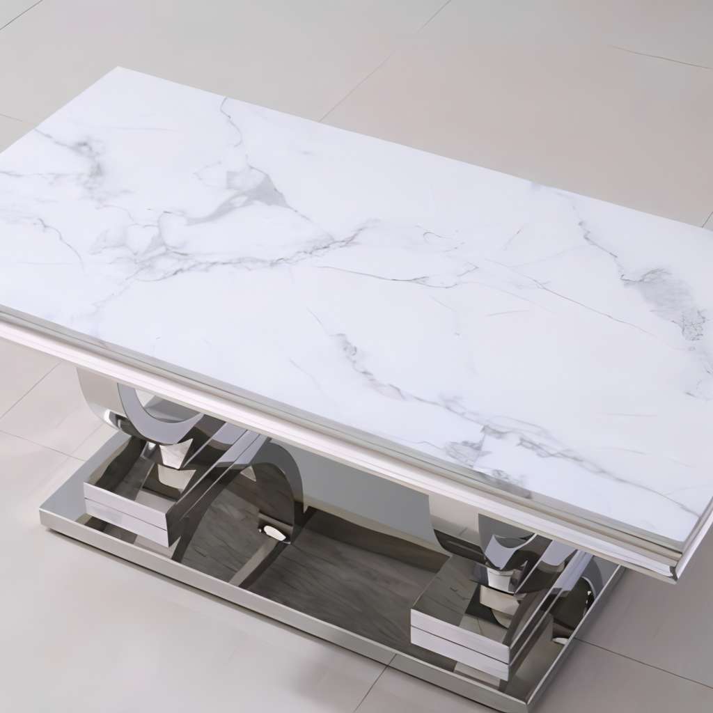 Marble Top Dining Table