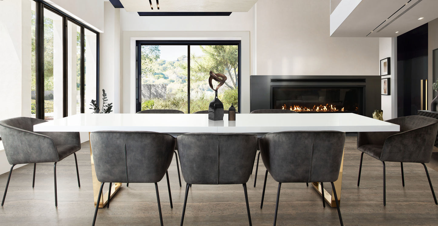 Onyx Extension Dining Table By Diamond Sofa