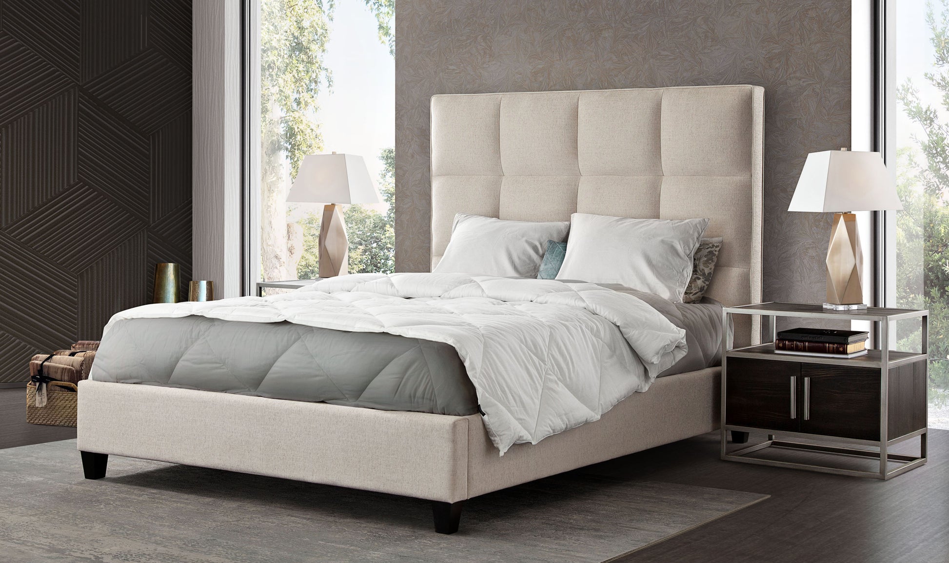 Diamond Sofa Devon Grid Tufted