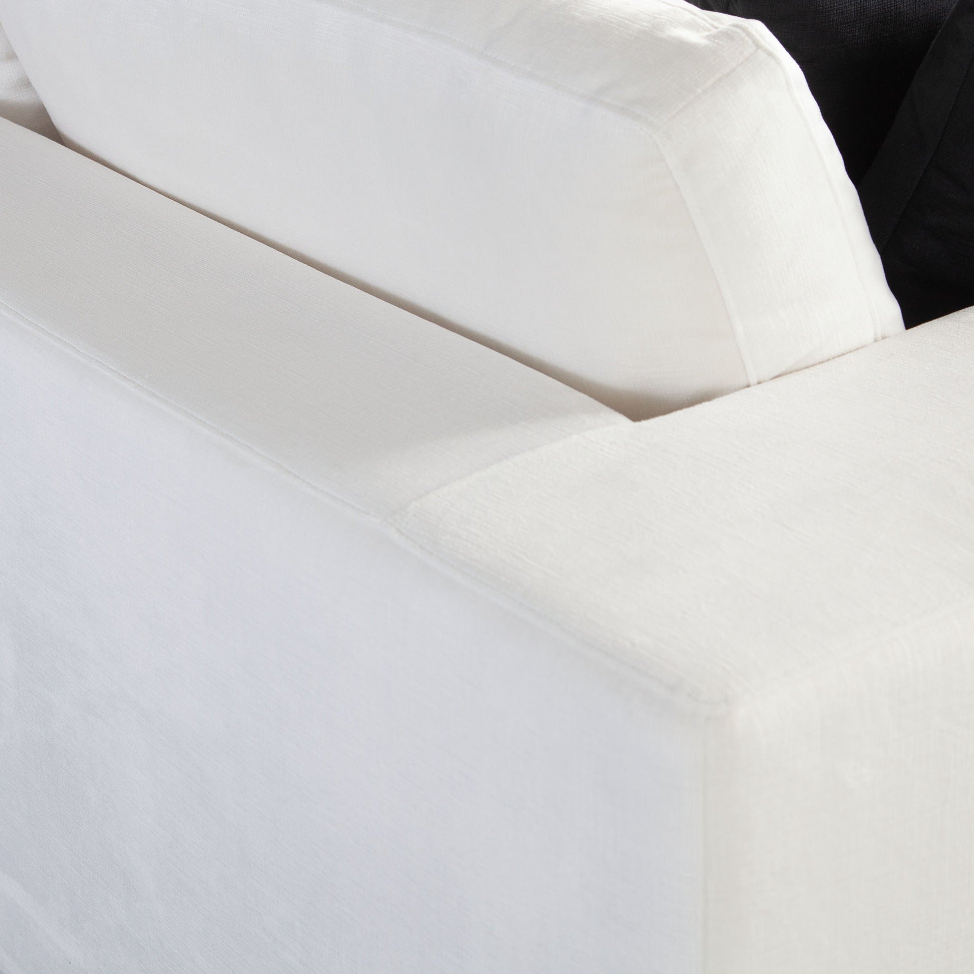Muse Sofa White Fabric