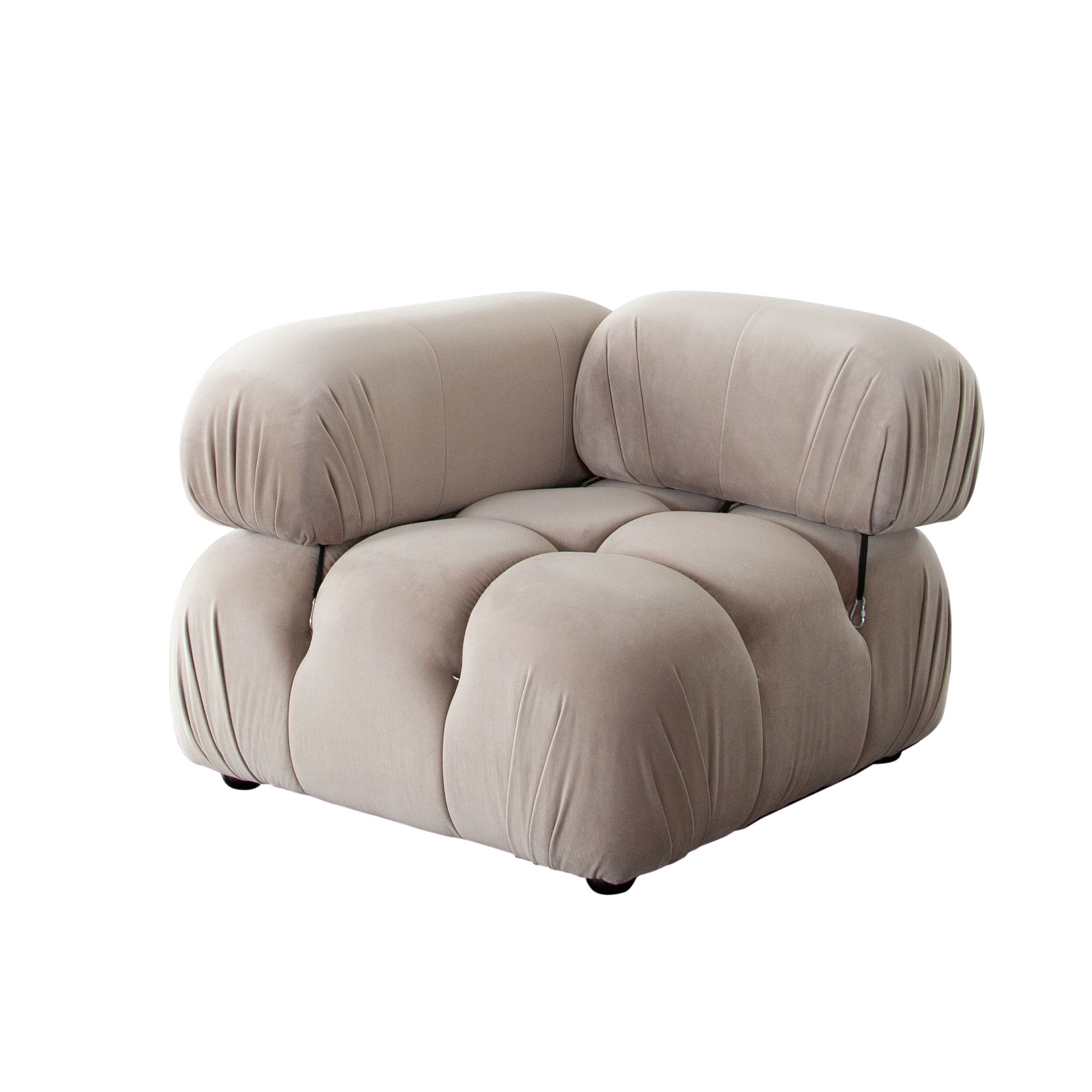 Paloma Modular Sofa, mink tan velvet