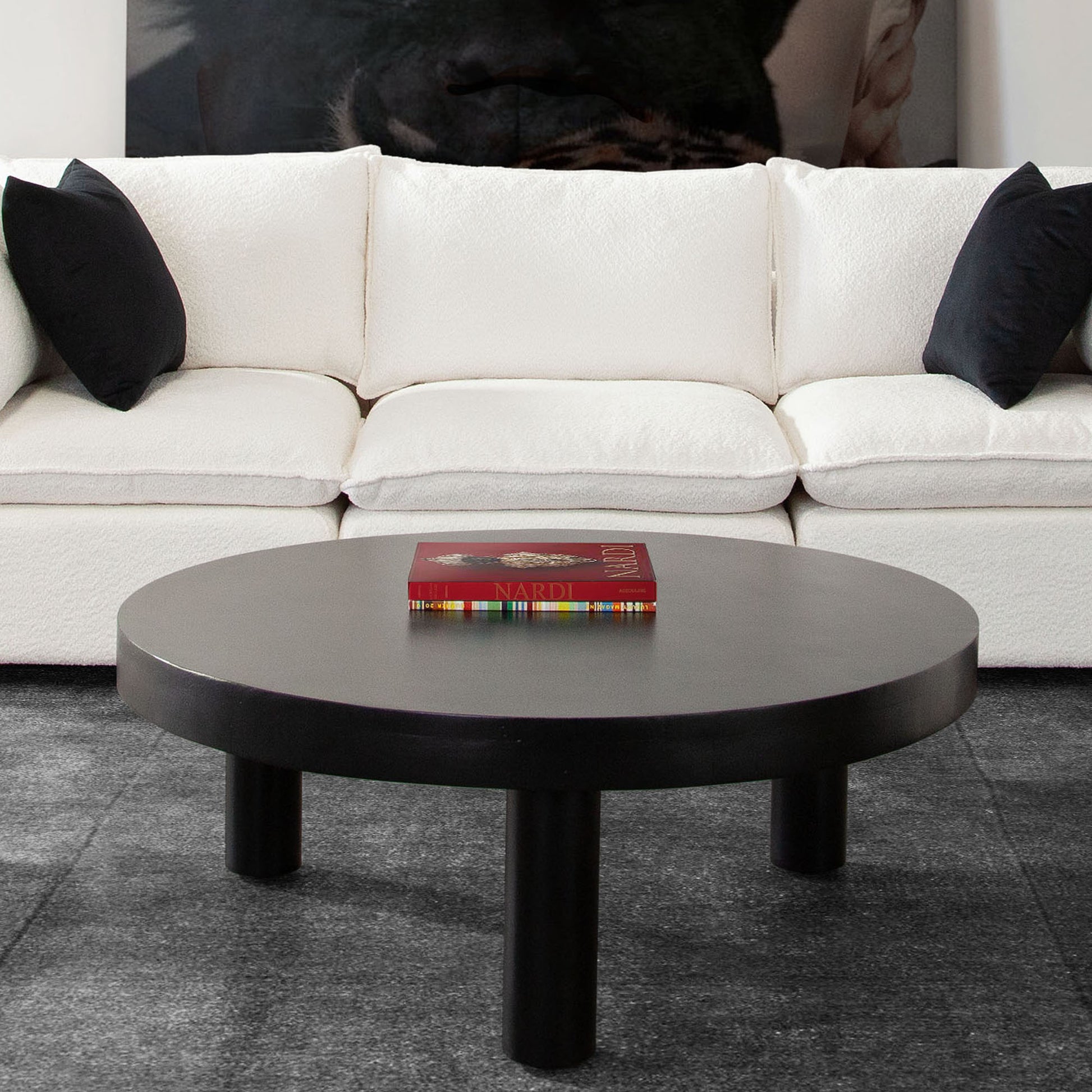Rune 42 Inch Round Cocktail Table