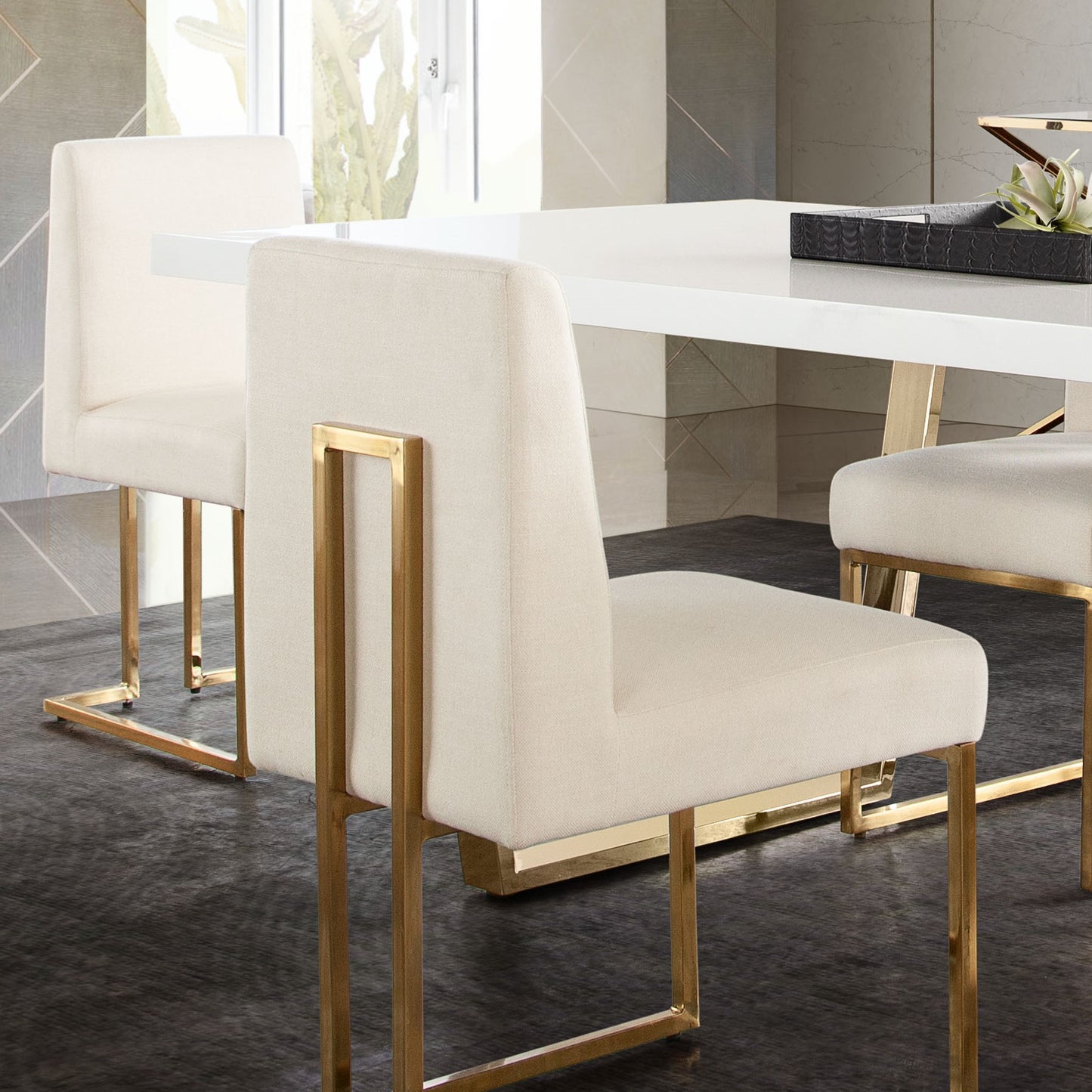 Skyline Dining Chair in Cream