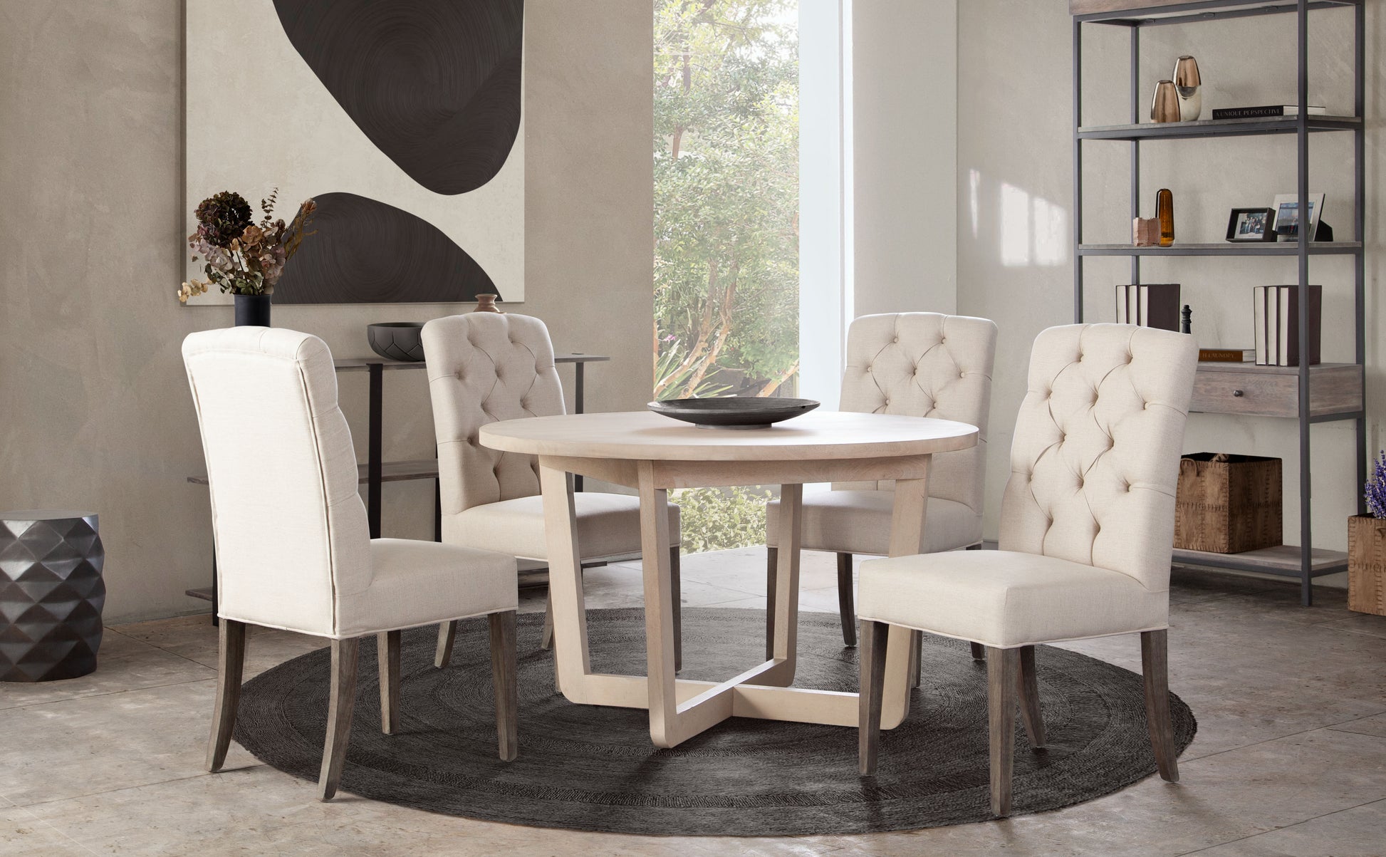 Solano 51" Round Dining Table By Diamond Sofa