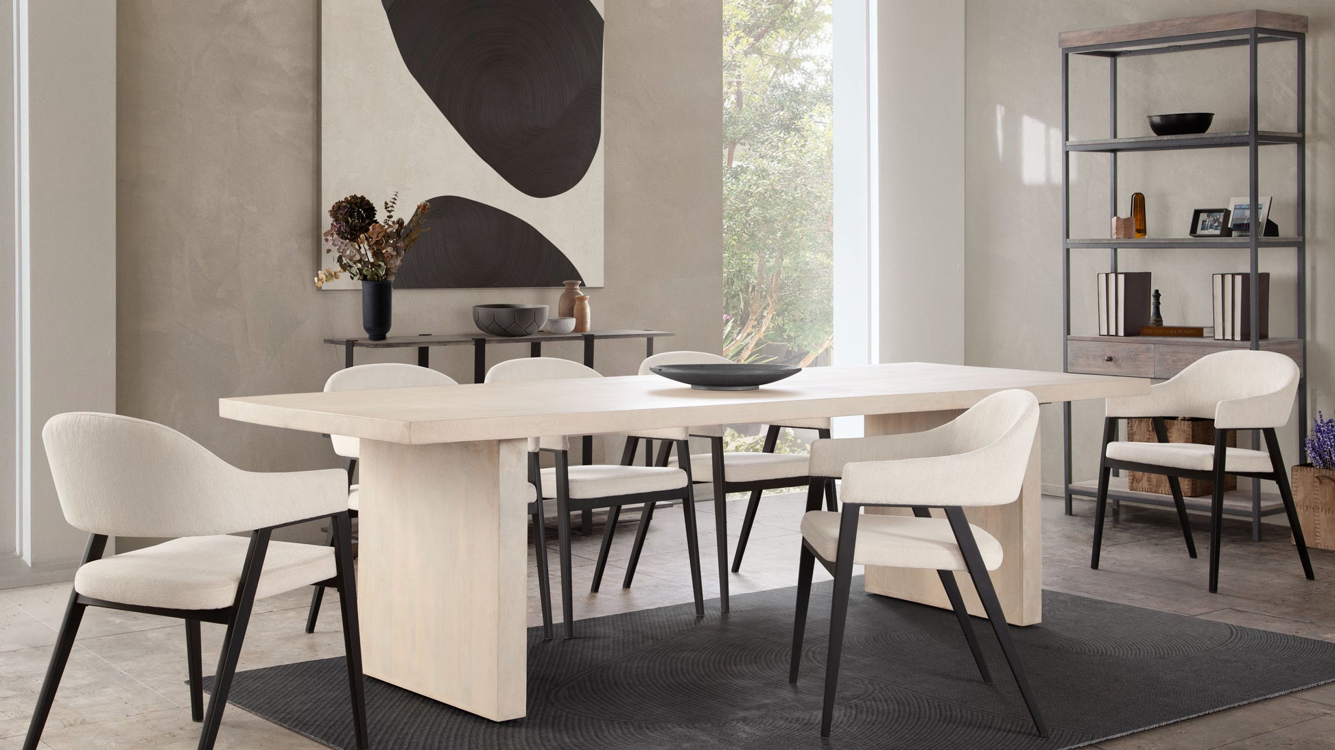 Sonoma 110" Solid Mango Wood Dining Table