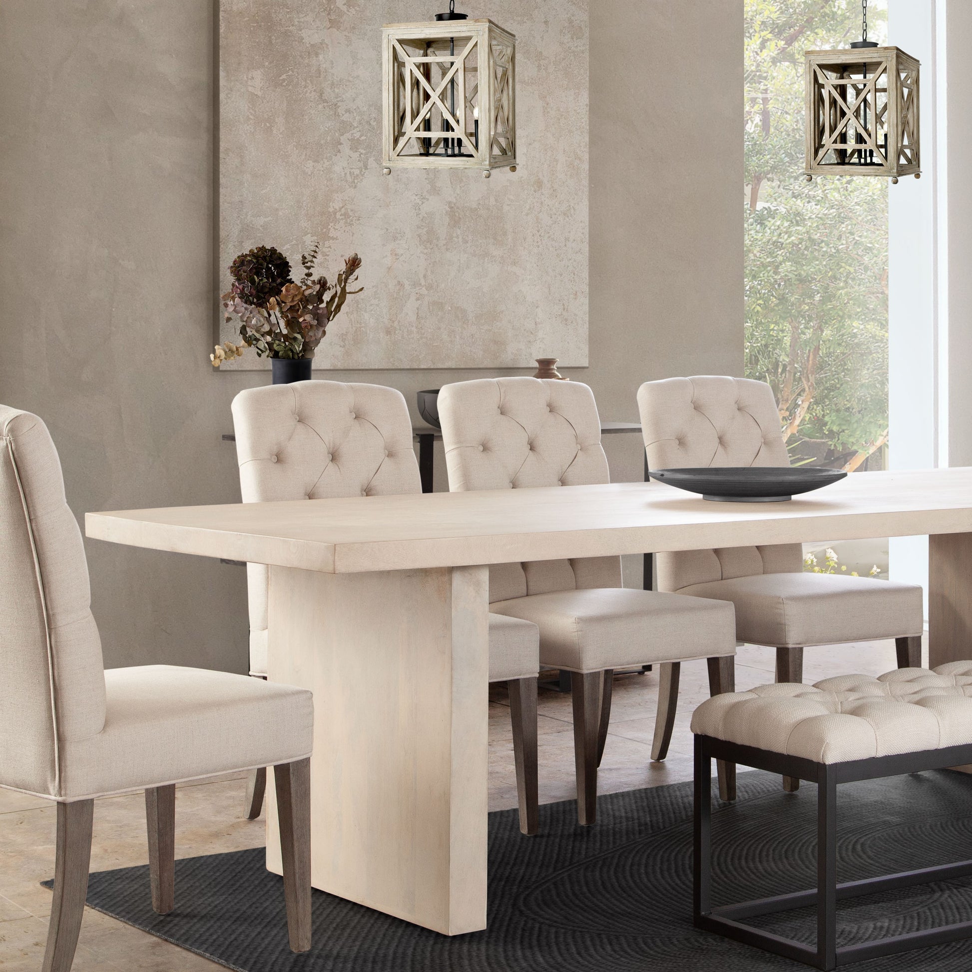 Sonoma 110" Solid Mango Wood Dining Table