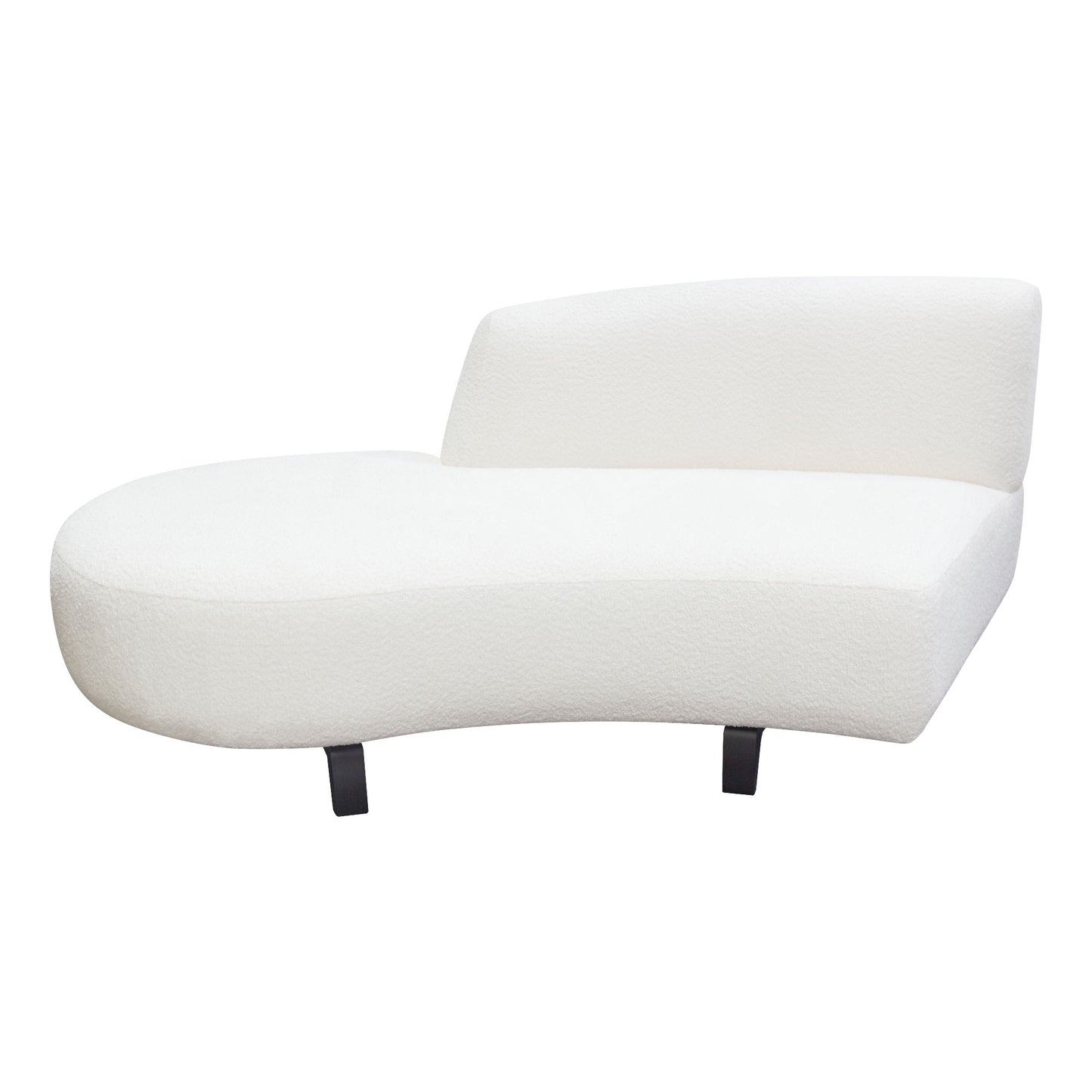Vesper 2PC Modular Curved Armless Chaise by Diamond Sofa