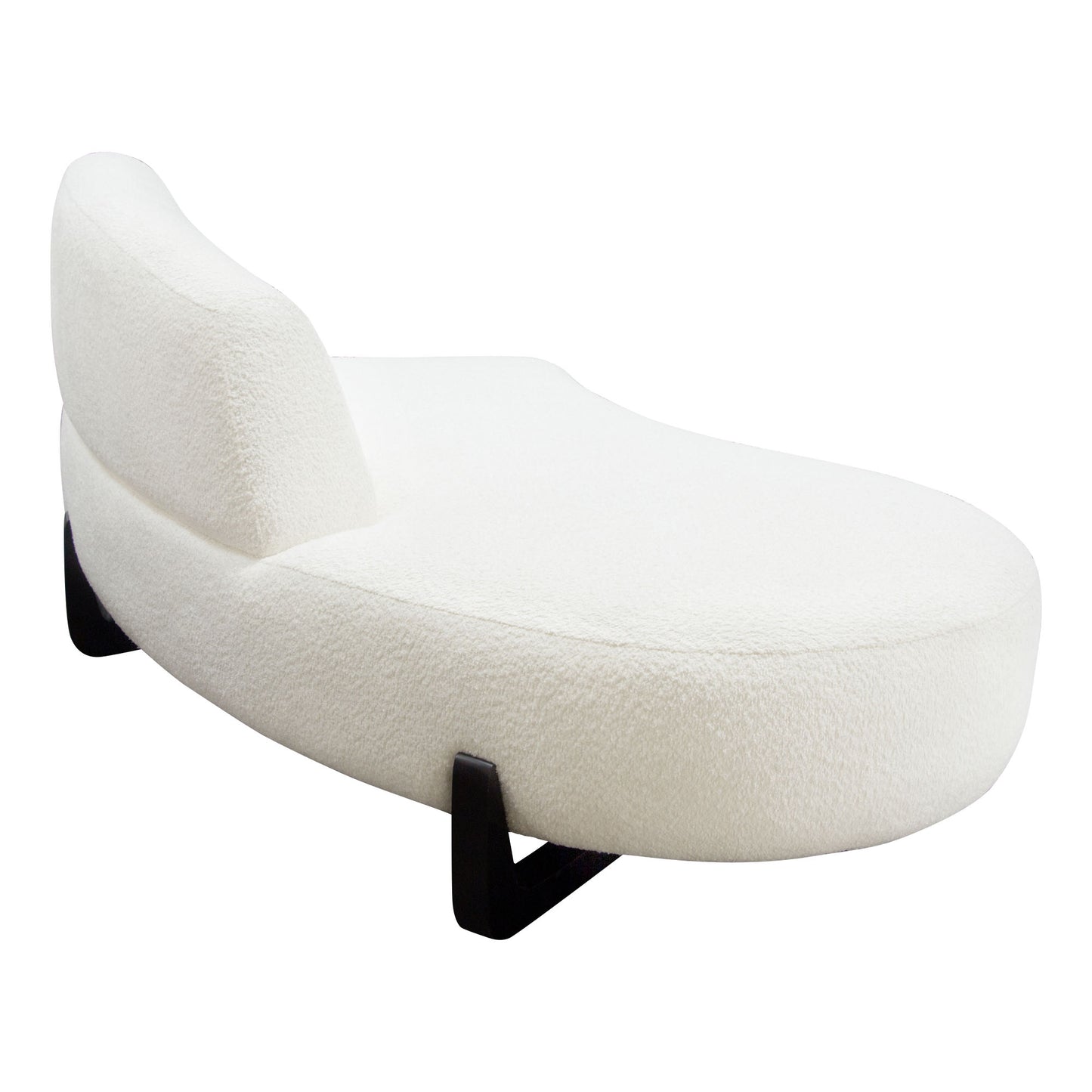 Vesper 2PC Modular Curved Armless Chaise by Diamond Sofa
