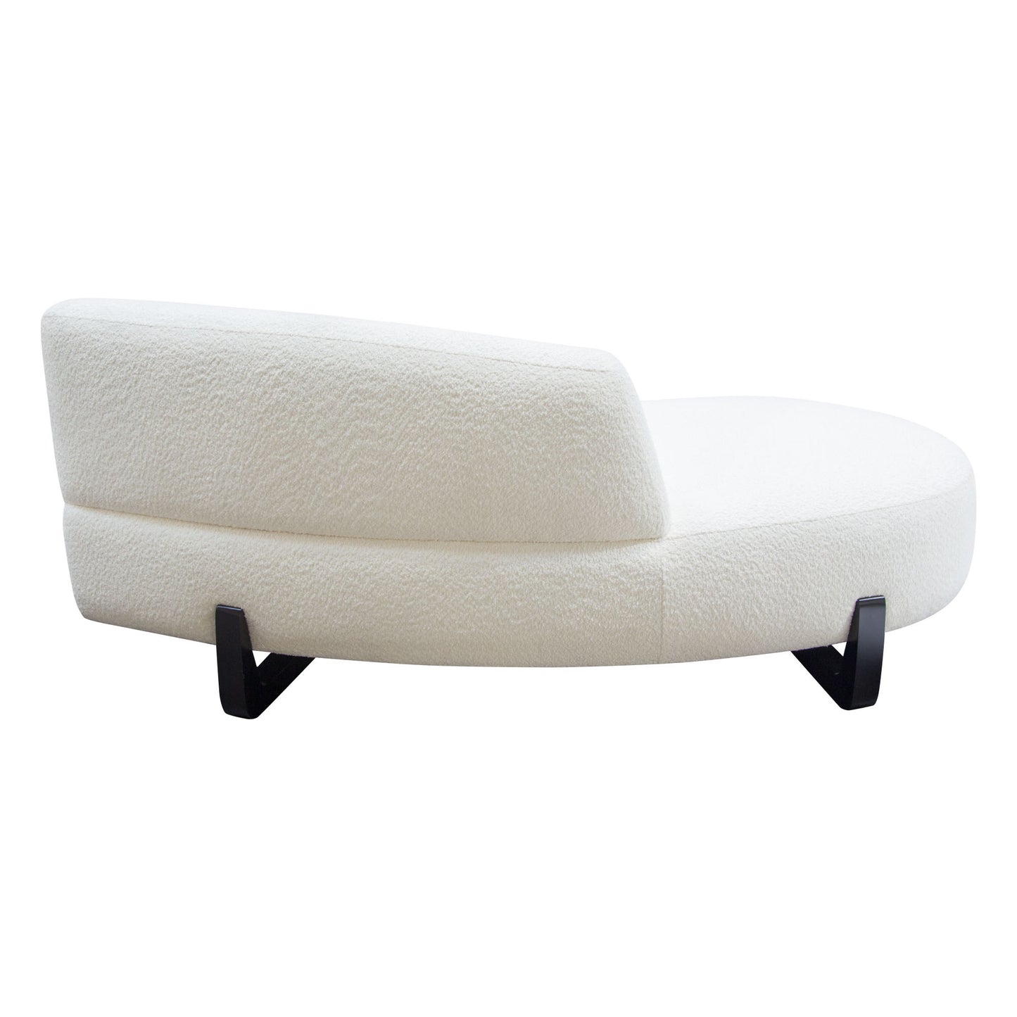 Vesper 2PC Modular Curved Armless Chaise by Diamond Sofa