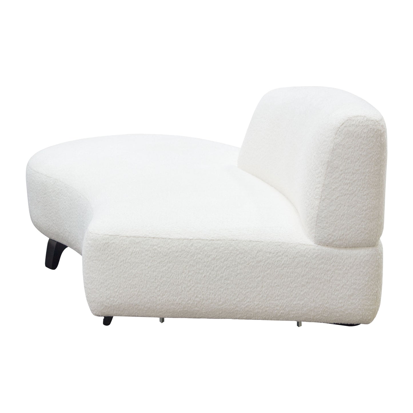 Vesper 2PC Modular Curved Armless Chaise by Diamond Sofa
