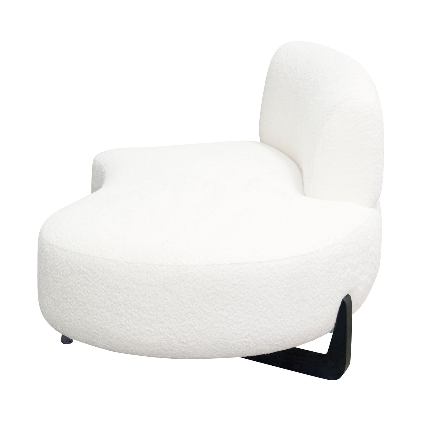 Vesper 2PC Modular Curved Armless Chaise by Diamond Sofa