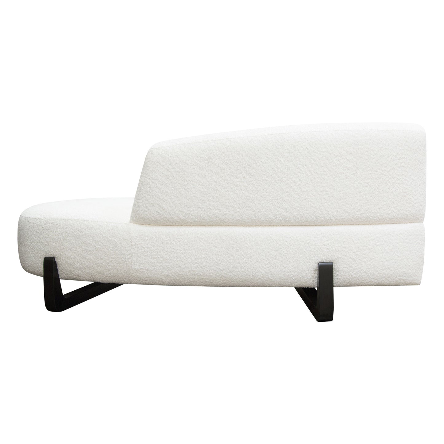 Vesper 2PC Modular Curved Armless Chaise by Diamond Sofa