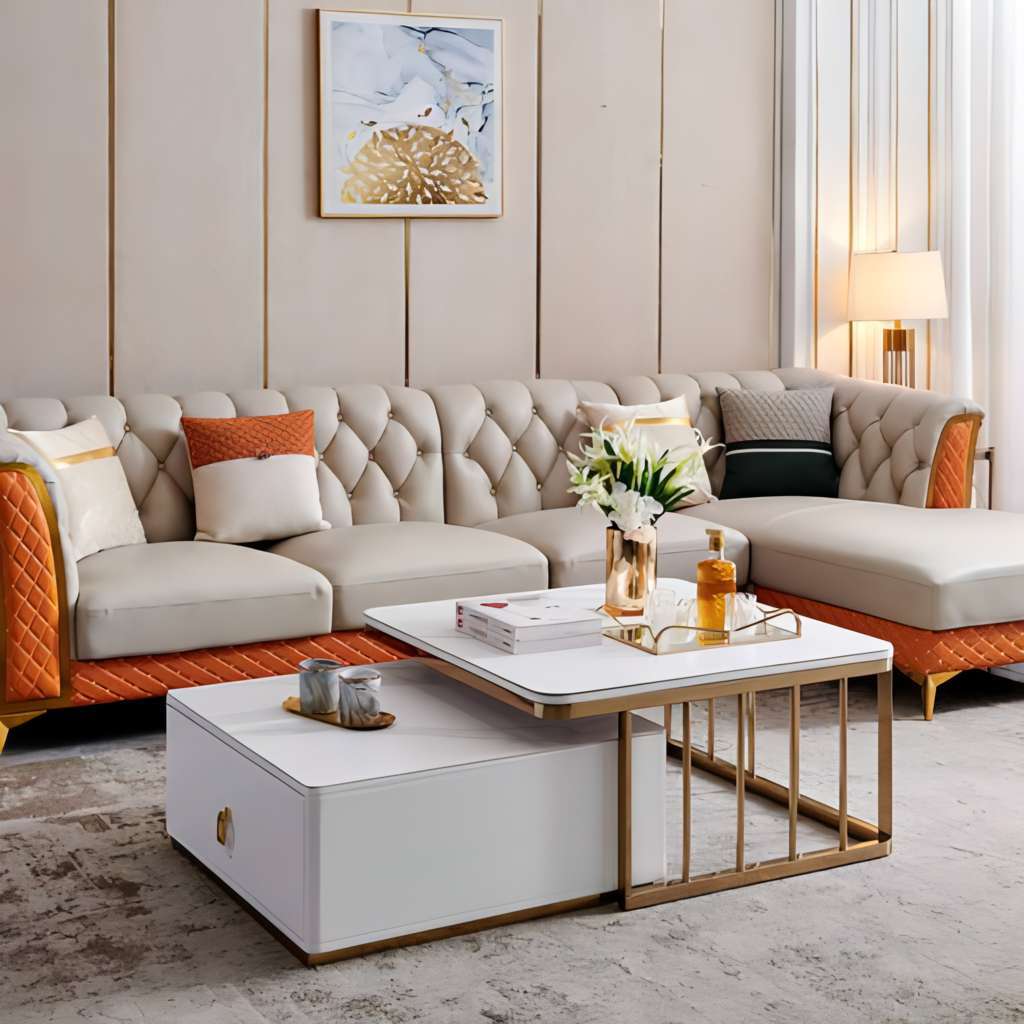 Marble Top Coffee Table