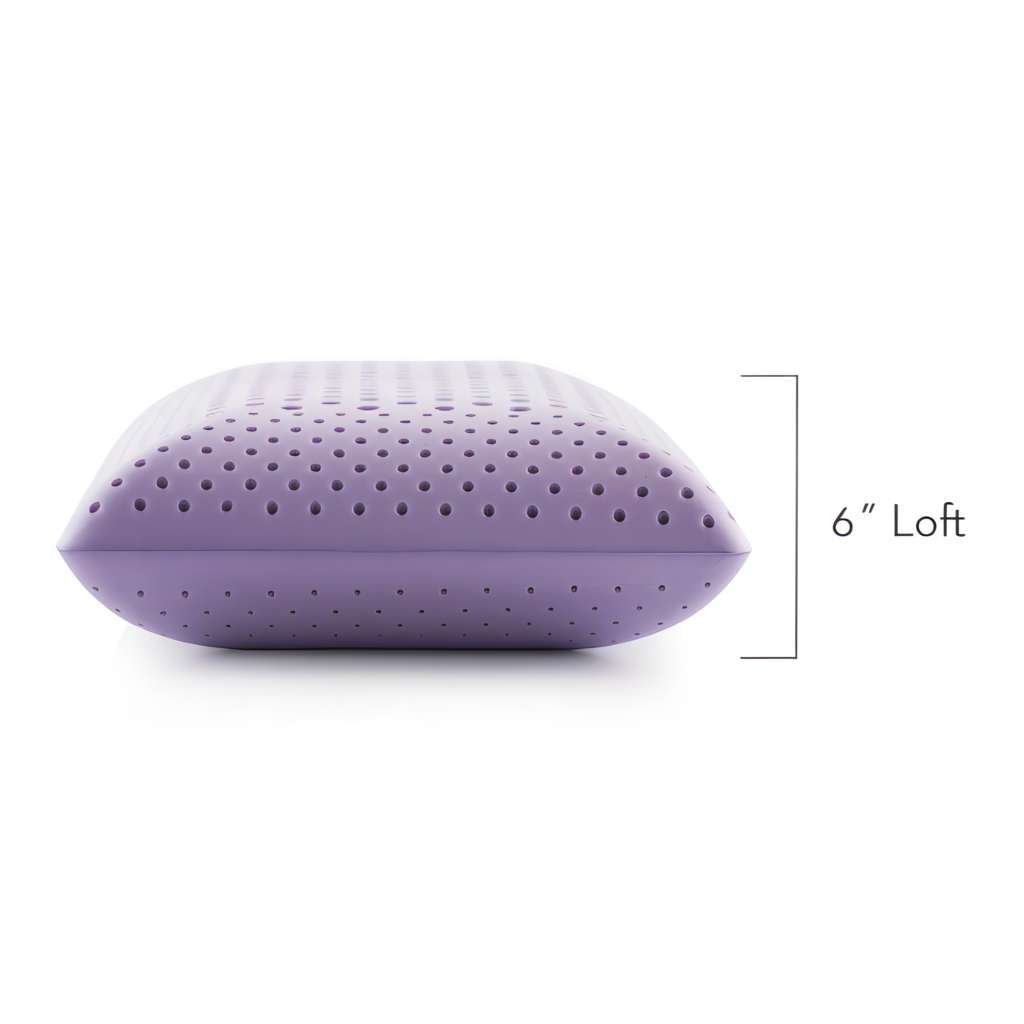 Malouf Z Zoned Activedough Lavender Pillows, King size