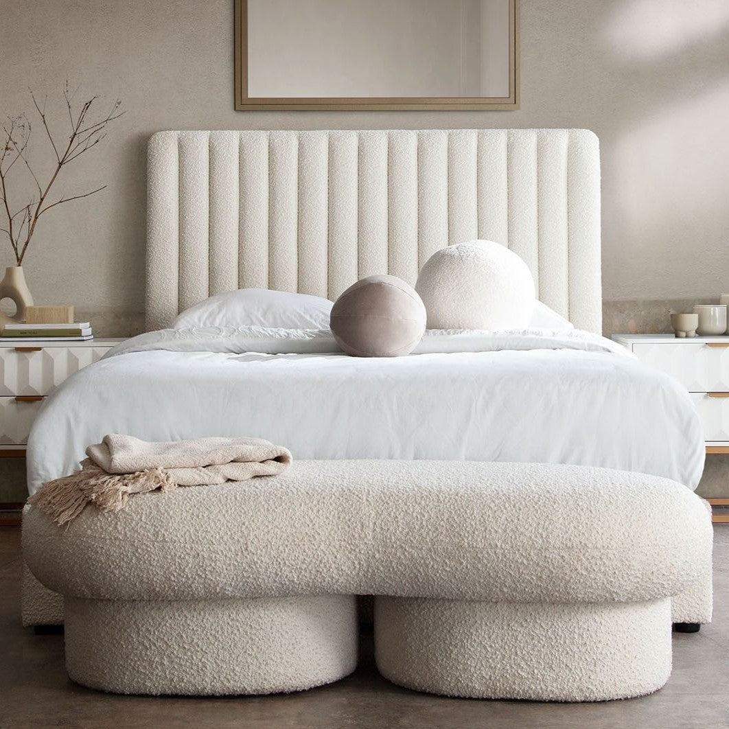 Brooke Boucle Bed by Diamond Sofa – Dione Furniture