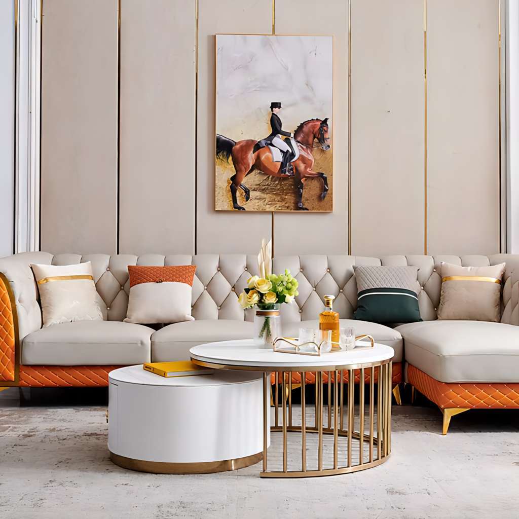 Marble Top Coffee Table