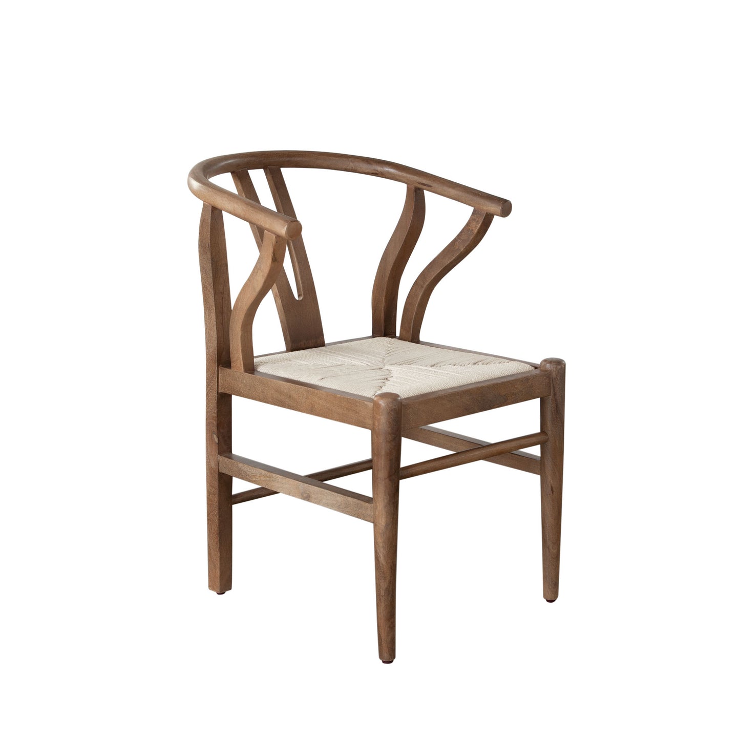 Nara Wishbone Woven Chair and Bench By Diamond Sofa