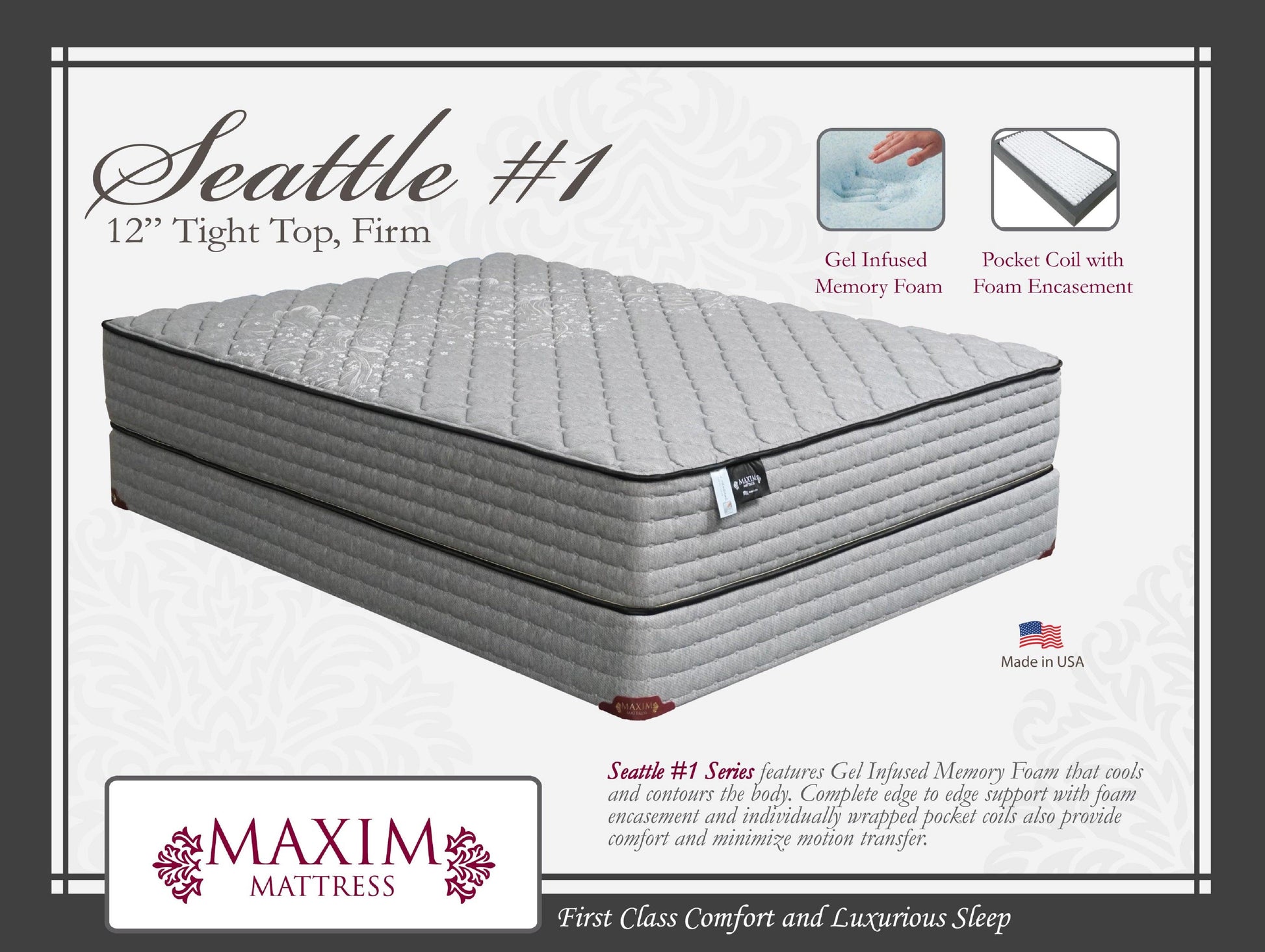 Gel Firm Mattress Seattle